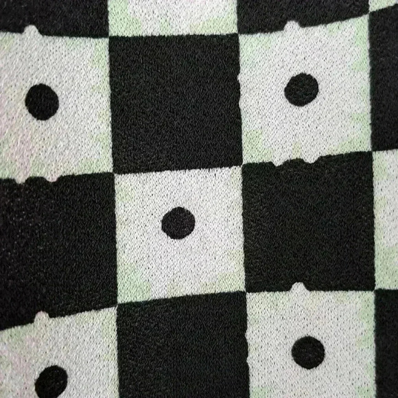 Cato Flower Checked Flare Pants - Picture 3 of 6